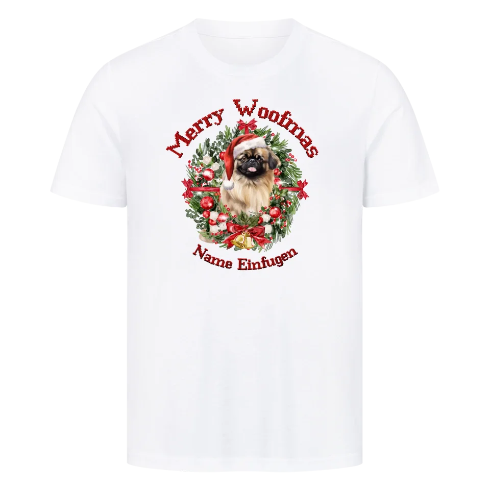 Individuell personalisierbare Oberteile nach Wahl – mit eigenem Hund & Text gestalten | Merry Woofmas