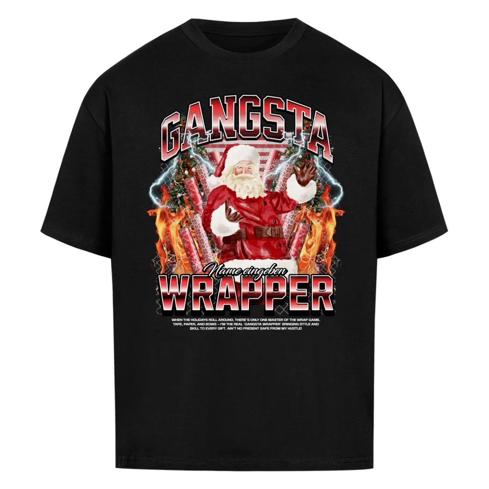 Individuell personalisierbare Oberteile nach Wahl – mit eigenem Foto & Text gestalten | Gangsta Wrapper