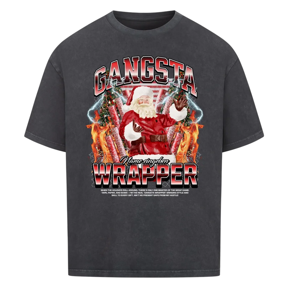 Individuell personalisierbare Oberteile nach Wahl – mit eigenem Foto & Text gestalten | Gangsta Wrapper