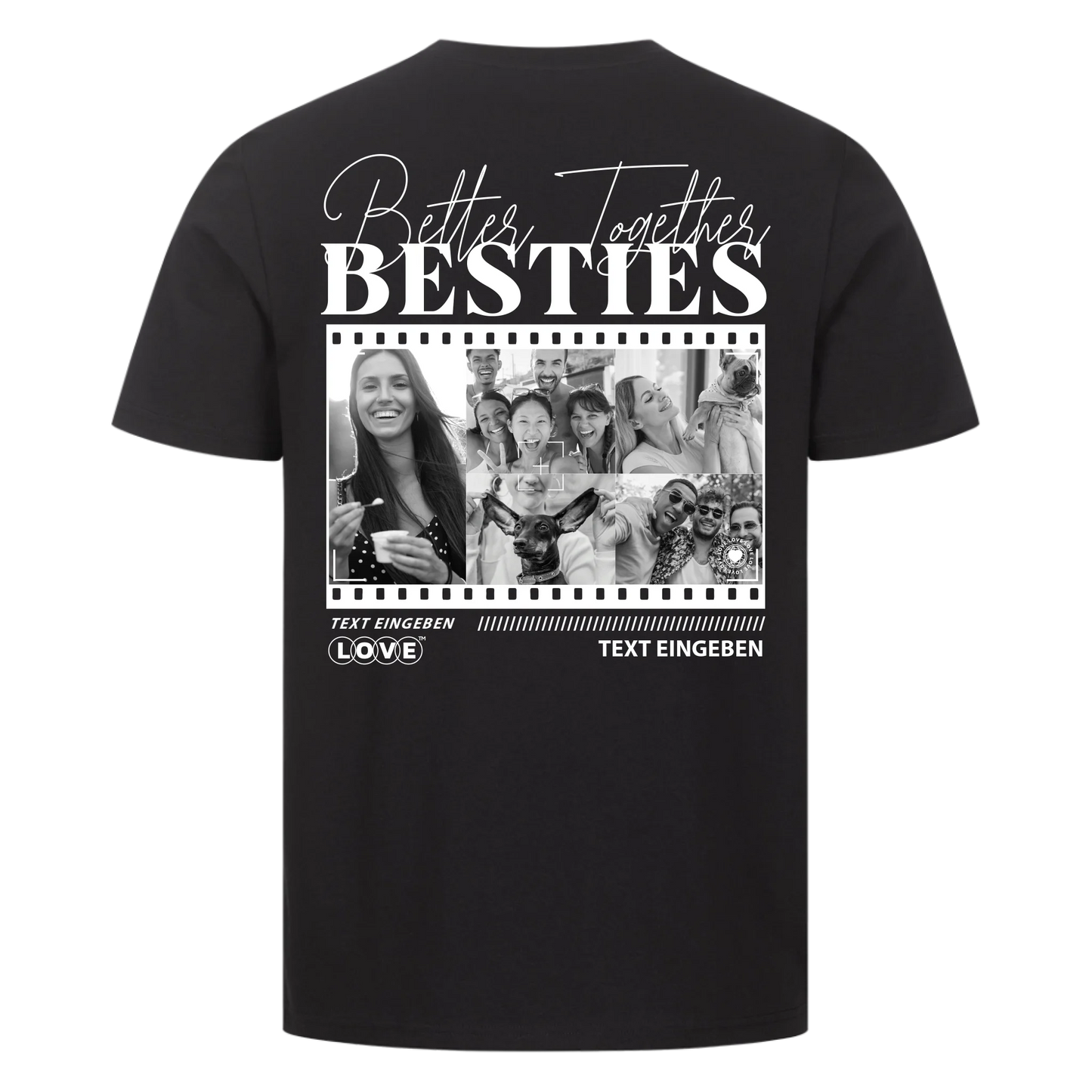 Besties Film Collage mit 1, 3, 5 oder 8 Fotos