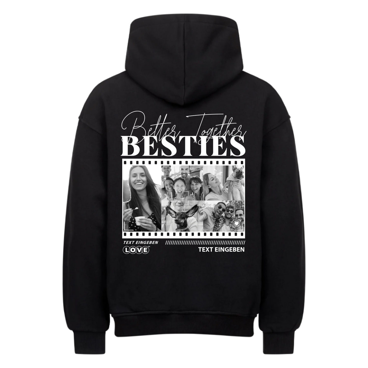 Besties Film Collage mit 1, 3, 5 oder 8 Fotos