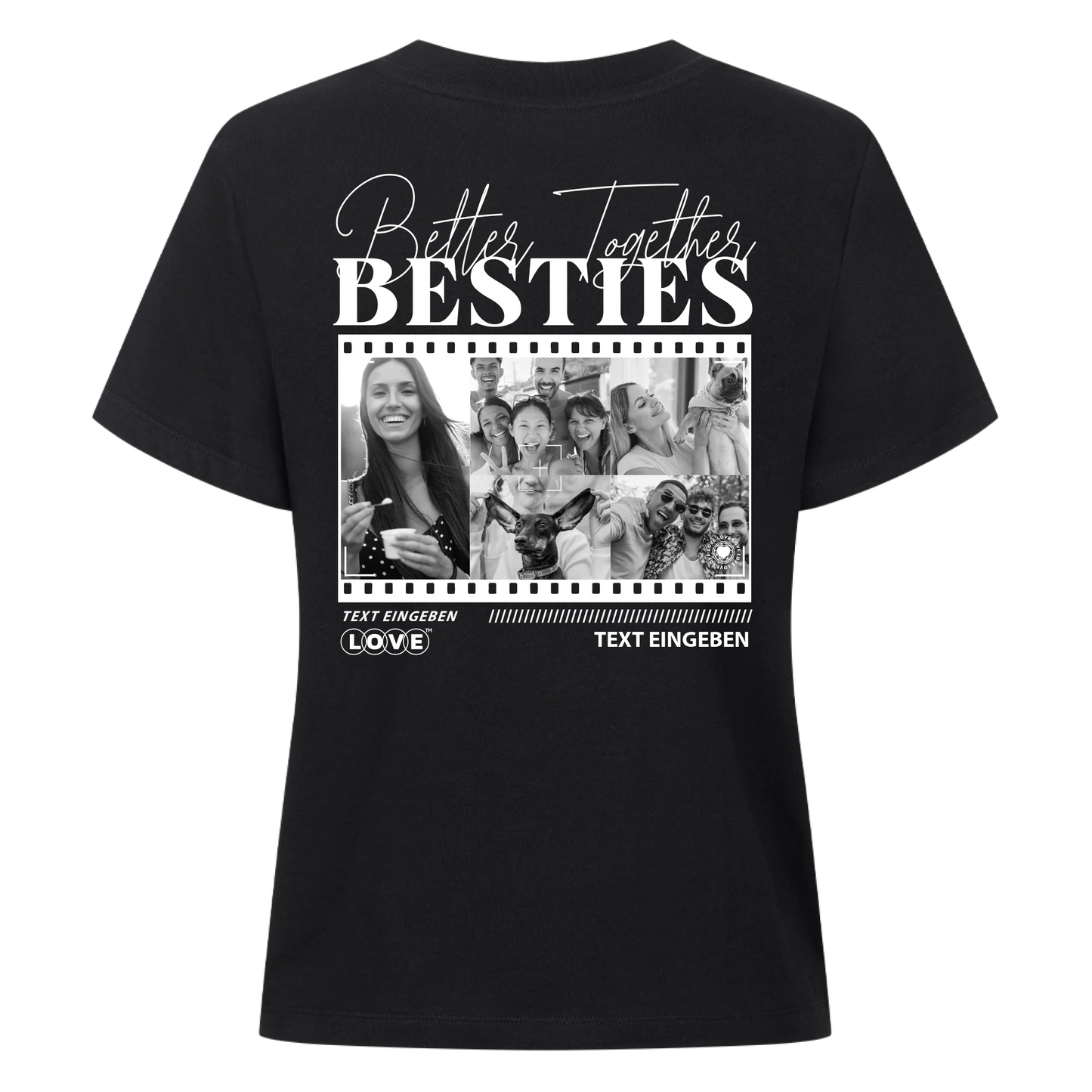 Besties Film Collage mit 1, 3, 5 oder 8 Fotos