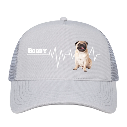 Dog Heartbeat Trucker Cap