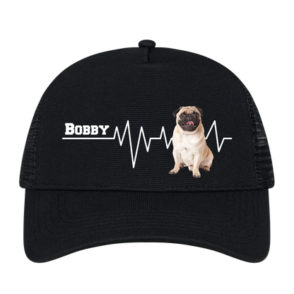 Dog Heartbeat Trucker Cap