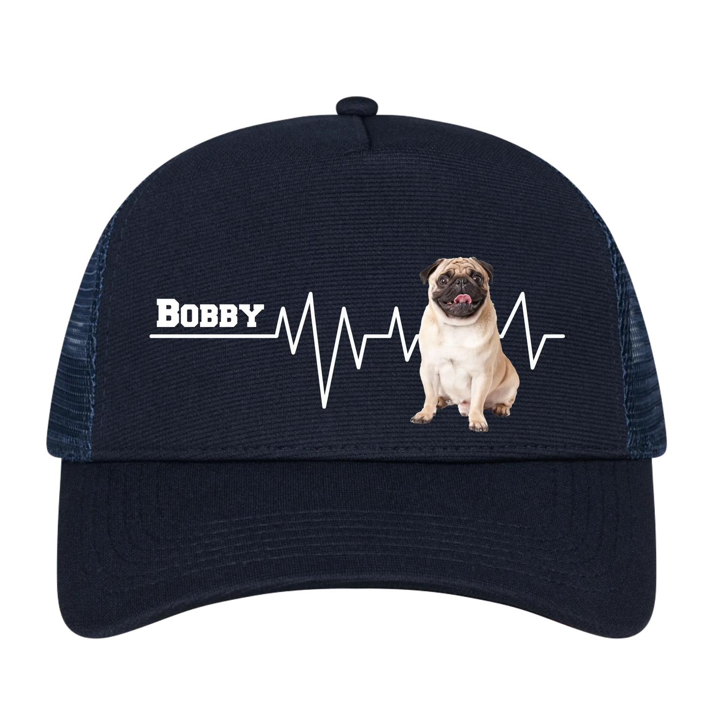Dog Heartbeat Trucker Cap