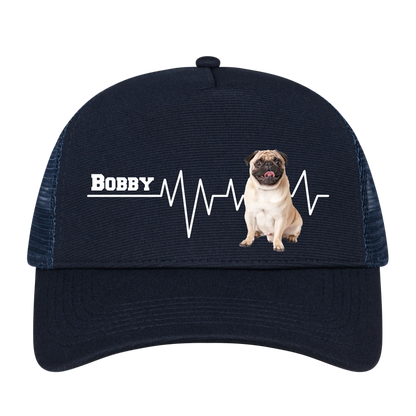 Dog Heartbeat Trucker Cap