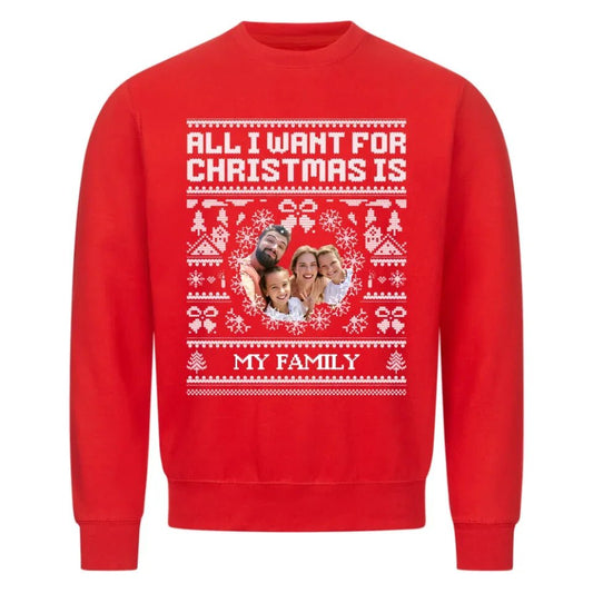All I want for christmas | Personalisierbar | Name eingeben & bis zu 4 Foto Hochladen copy - Social Surprise - #geschenk - #vintage