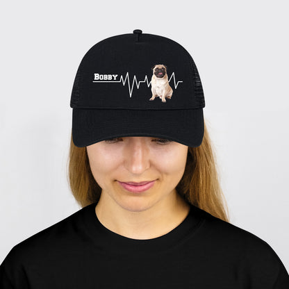Dog Heartbeat Trucker Cap